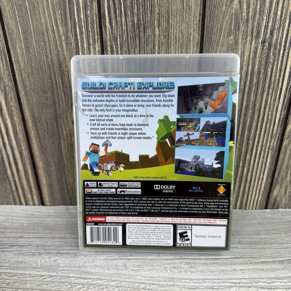 Playstation 3 minecraft playstation